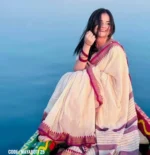 OFF-White Cotton Saree Package - Mayaboti 25 - Image 3