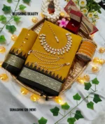 Mustard Cotton Saree Package – Suhashini 128