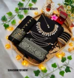 Black cotton saree package – Suhashini 101