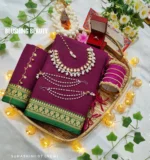 Purple Cotton Saree Package – Suhashini 07