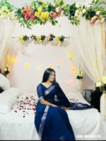 Blue cotton saree package - Mayaboti 02 - Image 2