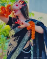 Black cotton saree package - Suhashini 101 - Image 3