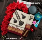 OFF-White Cotton Saree Package - Mayaboti 25