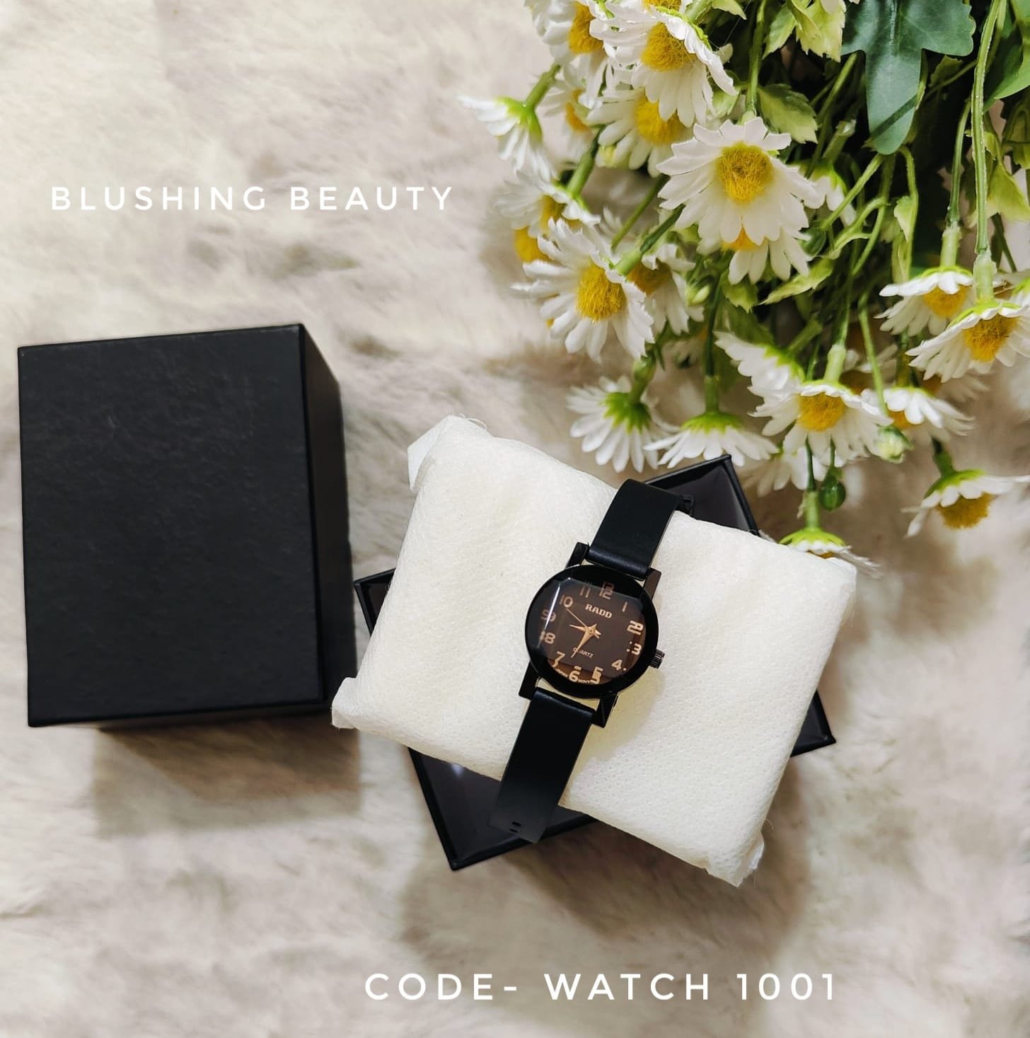 WhatsApp Image 2026-02-07 at 1.46.56 AM Midnight Classic Black Wrist Watch – 1001 - Image 1