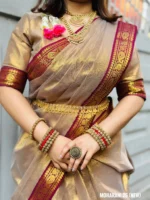 25 Moharani - Premium Lama Silk Saree Package - Image 2