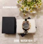 Michael Kors Bradshaw Two-Tone Rose Gold and Black Chronograph Watch - 1014 - Image 2