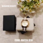 Michael Kors Bradshaw Gold-Tone and White Acetate Watch - 1016 - Image 2