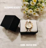 Michael Kors Bradshaw Gold-Tone and White Acetate Watch - 1016 - Image 3