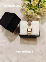 Yellow Gold & Crystal Tone Watch - 1018 - Image 3