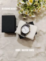 Classic Silver Chronograph-Style Business Watch - 5005 - Image 2