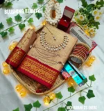 25 Moharani - Premium Lama Silk Saree Package