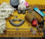 Mustard Cotton Saree Package – Nondini 15