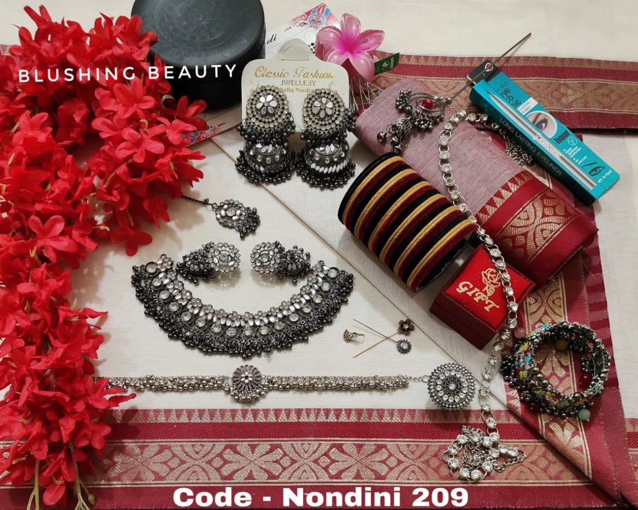 WhatsApp Image 2026-03-04 at 4.10.56 AM_resized White Cotton Saree Package – Nondini 209 - Image 1