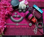 Magenta Cotton Saree Package – Nondini 23