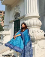 Blue Colour Saree - Belaboss 02