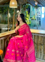 Magenta Saree Package – Protishruti 123 - Image 3
