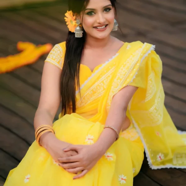 Yallow Colour Saree – Protishruti 12