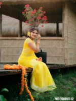 Yallow Colour Saree – Protishruti 12 - Image 2