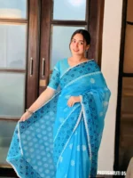 Sky-Blue Saree Package – Protishruti 05 - Image 2