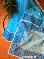 Sky-Blue Saree Package – Protishruti 05 - Image 4