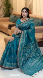 Sea-Blue Saree Package – Protishruti 22 - Image 2
