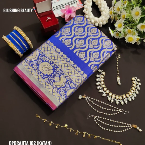 Oporajita - 102 [Katan Saree Package]