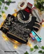 Black Saree Package - Protishruti 01