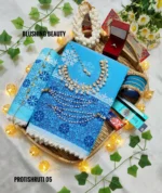 Sky-Blue Saree Package – Protishruti 05