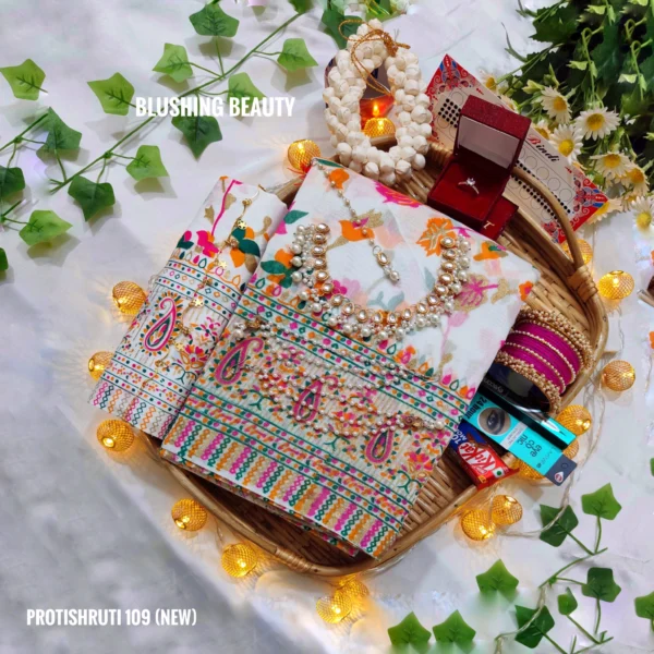 White Saree Package – Protishruti 109