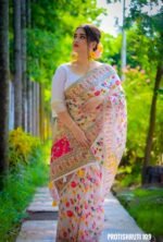 White Colour Saree - Protishruti 109 - Image 3