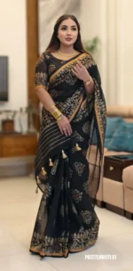 Black Saree Package - Protishruti 01 - Image 3