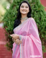 Pink Cotton Saree Package – Suhashini 208 - Image 3