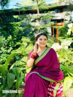 Purple Cotton Saree Package – Suhashini 07 - Image 2