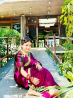 Purple Cotton Saree Package – Suhashini 07 - Image 4