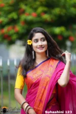 Magenta Cotton Saree Package – Suhashini 123 - Image 2