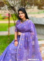 Lavender Colour Saree – Protishruti 11 - Image 2