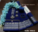 Blue cotton saree Package – Mayaboti 402(3)