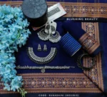 2602 - Navy-Blue Cotton Saree Package – Suhashini