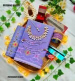 Lavender Colour Saree Package – Protishruti 11
